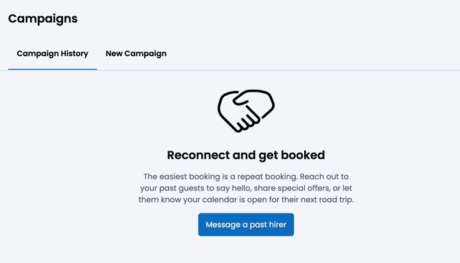 campaigns screen